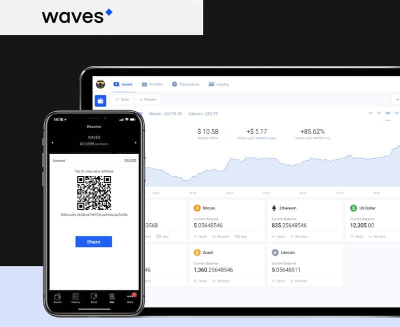waves wallet new nová