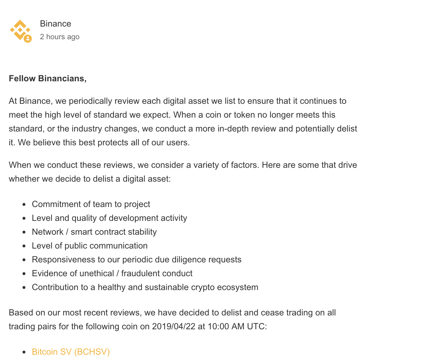 bitcoin-sv-delist