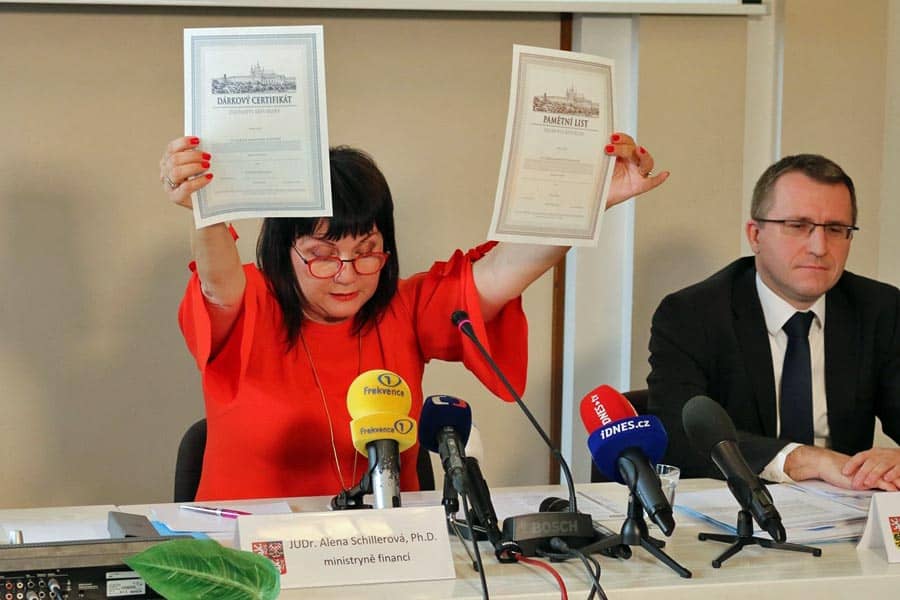 Schillerová s dluhopisy Republiky