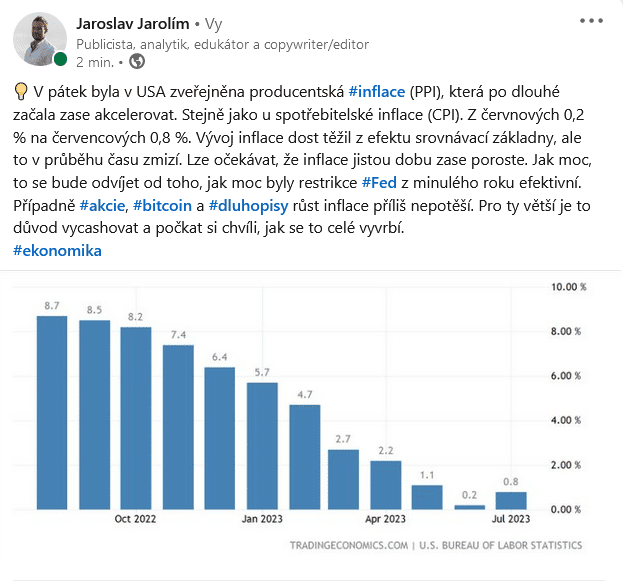 Producentská inflace (PPI)