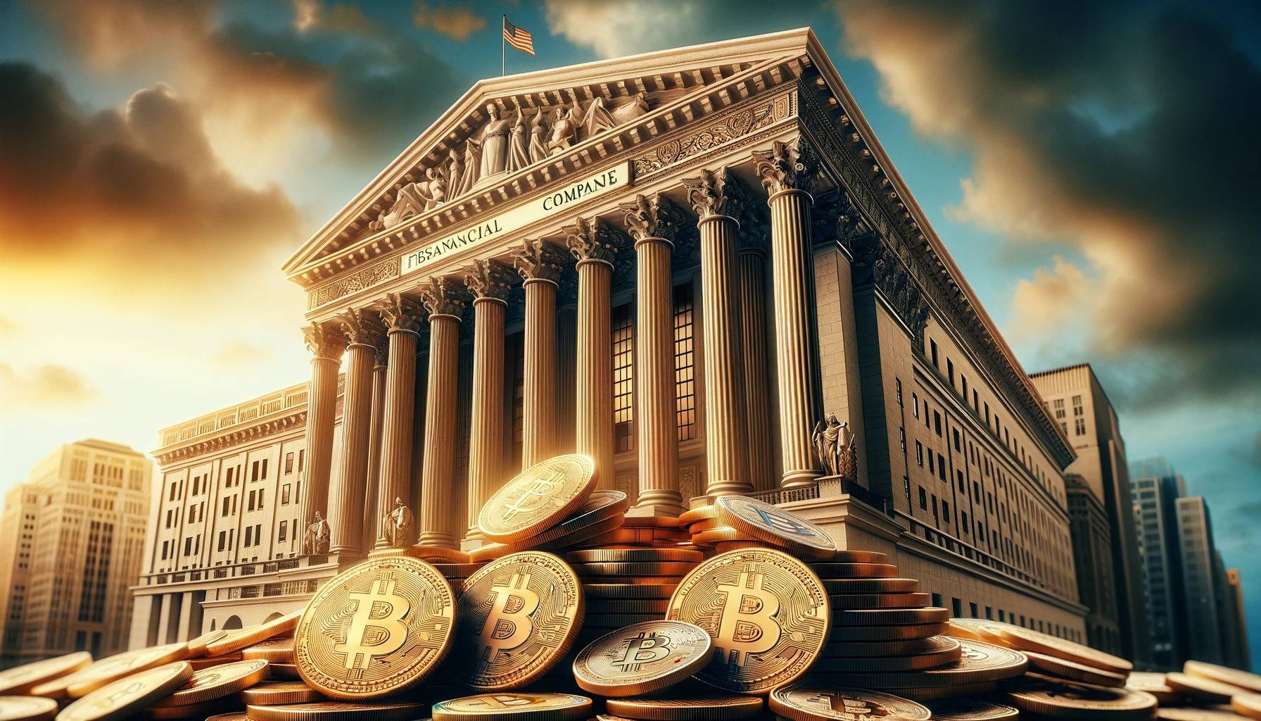 budova banky s bitcoiny morgan stanley