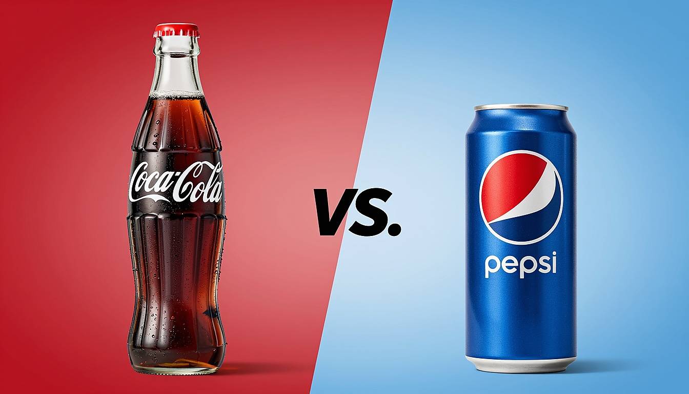 PepsiCo spadlo o 19 %, Coca-Cola vyrostla o 25 %. Kterou koupit?
