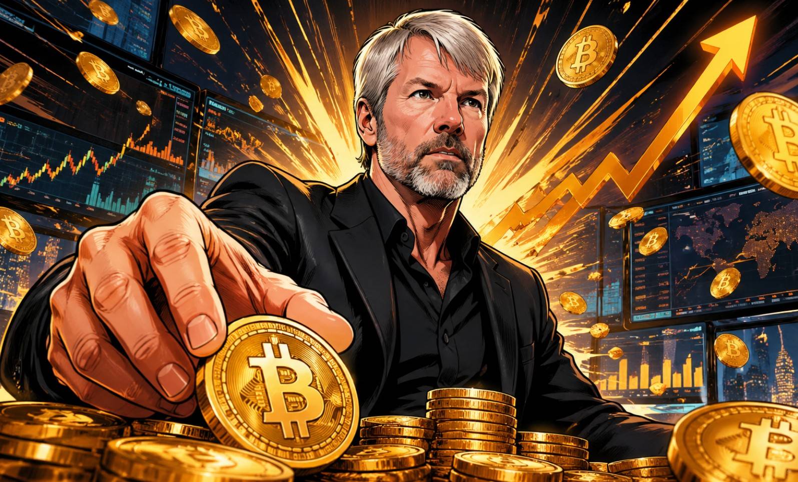 Strategy se vrací k nákupům. Nově za bitcoiny utratila 370 milionů dolarů