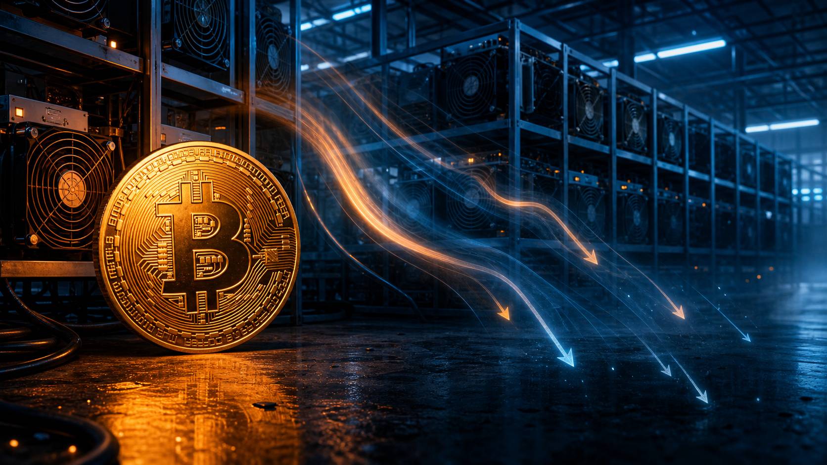 Hashrate bitcoinu klesl o 33 %. Těžaři přesouvají výkon do AI a datových center