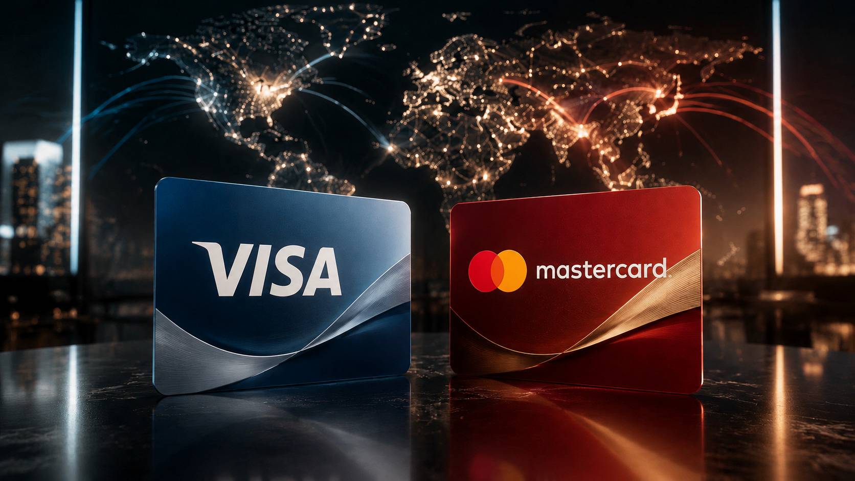 Visa a Mastercard na cenových rekordech. Při stejném ocenění roste Mastercard rychleji