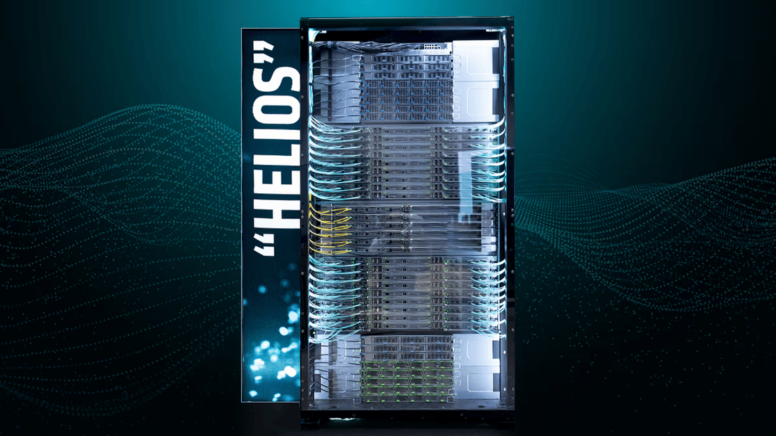 První ucelený AI rack Helios od společnosti AMD