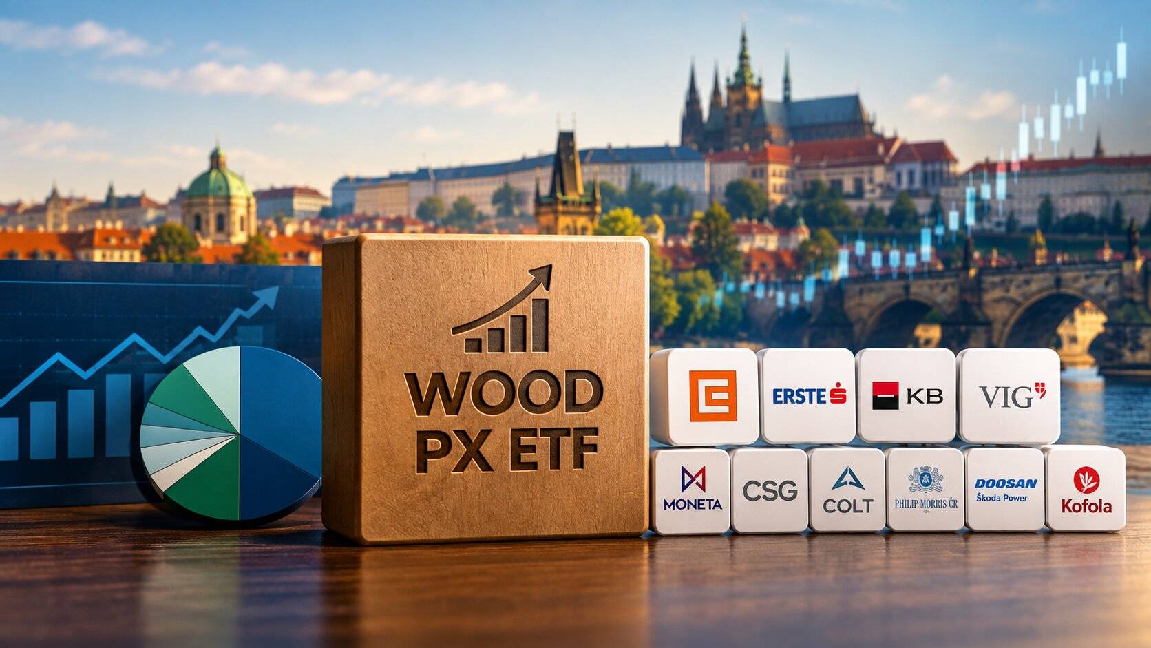 Pražská burza má nové ETF. V jednom titulu nabídne deset největších akcií