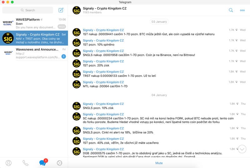 TELEGRAM DESKOP SIGNALY