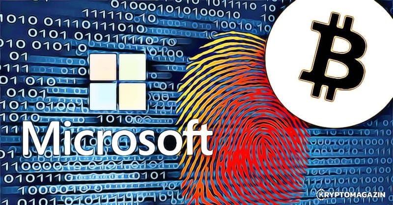 microsoft identification bitcoin