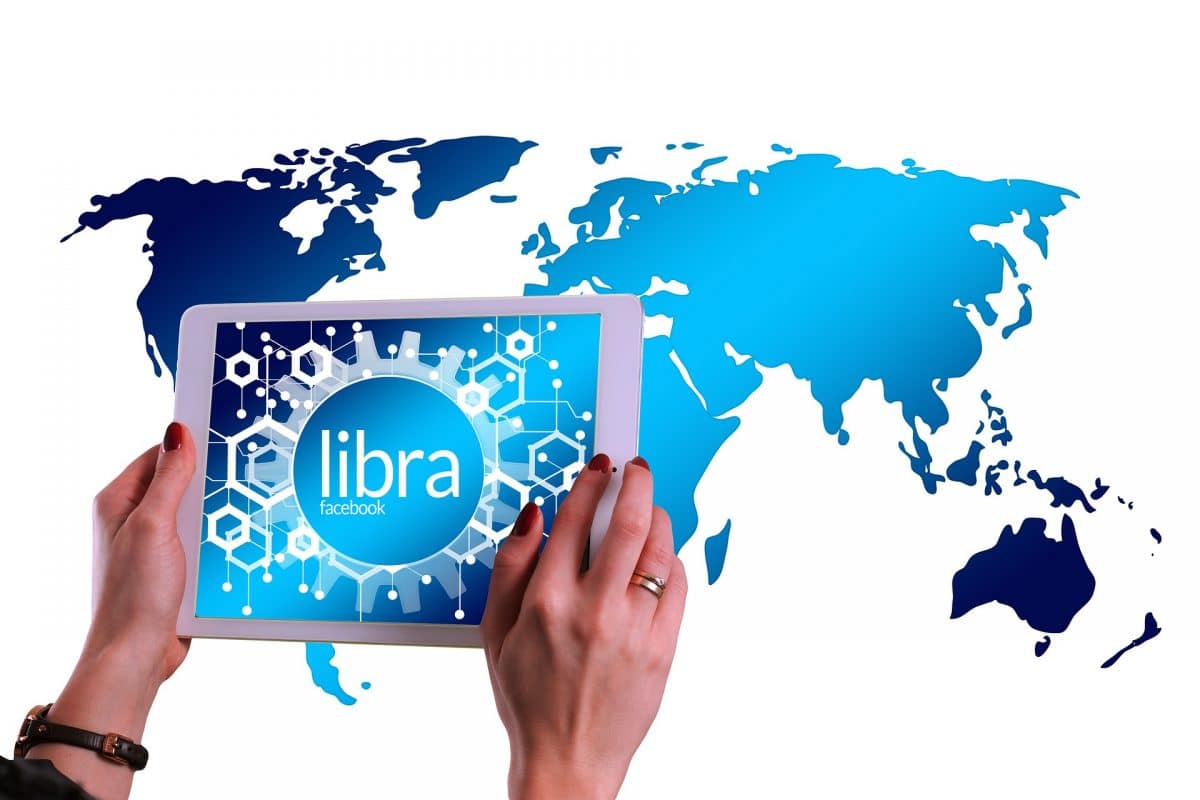 tablet, Libra, mapa