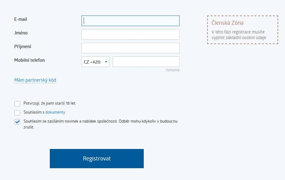 Registrace na robomarkets