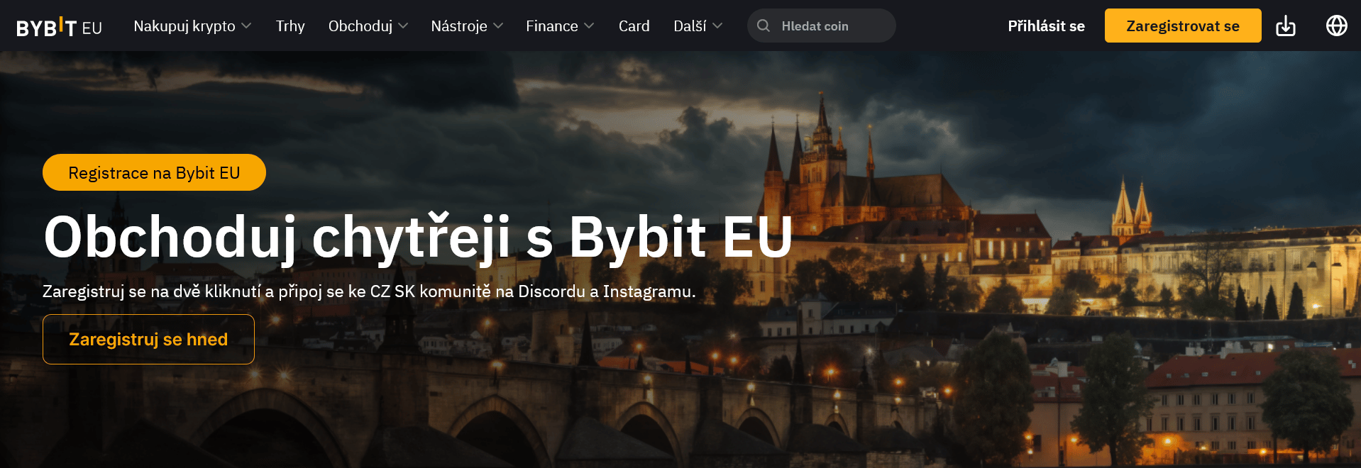 V rámci legislativy Bybit zpřístupnil platformu pro obchodníky z EU, a to s podporou českého jazyka