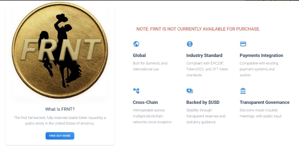 Wyoming Stable Token.