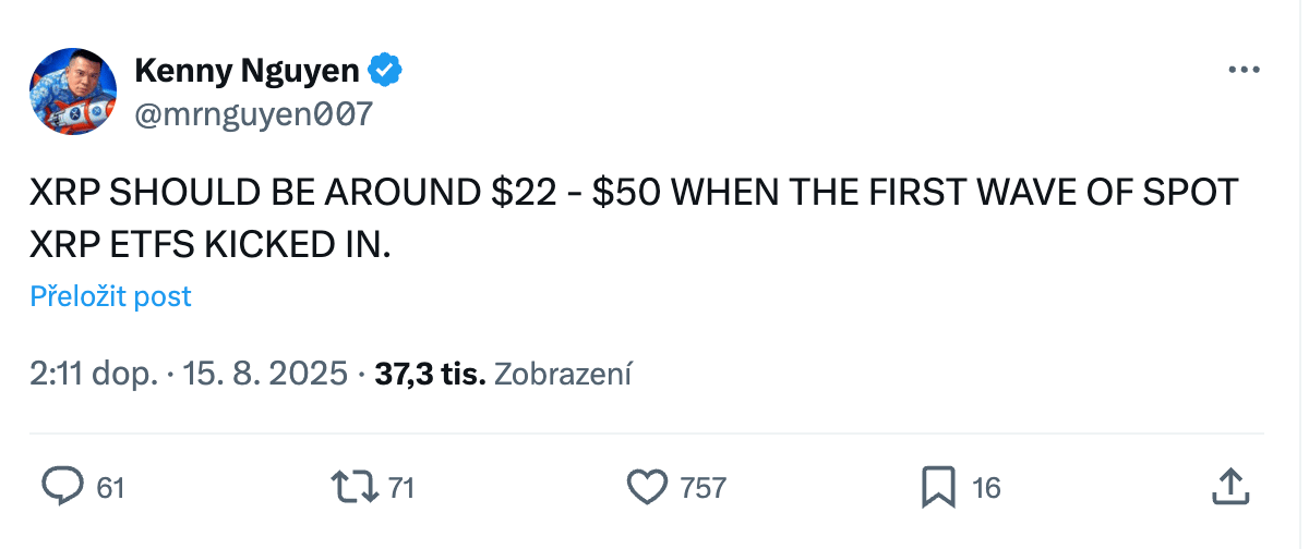 Proč ETF mohou ovlivnit XRP