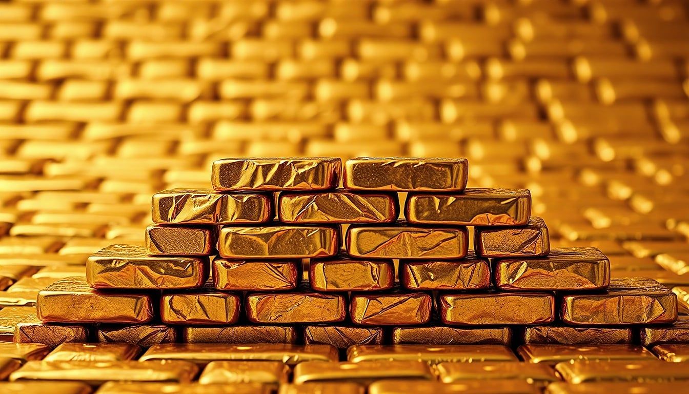 JPMorgan předpovídá růst ceny zlata až na 6 300 USD díky silné poptávce centrálních bank