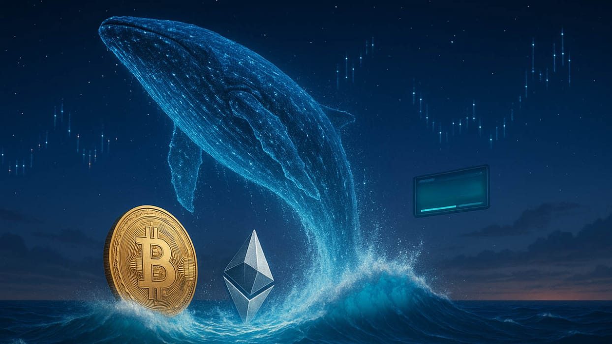 Neznámý investor shortuje Bitcoin a Ethereum za 48 milionů dolarů, zároveň drží long pozici na Etheně