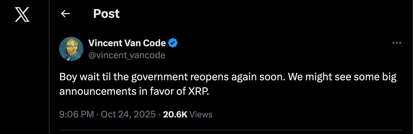 Náznaky novinek od Vincenta Van Code