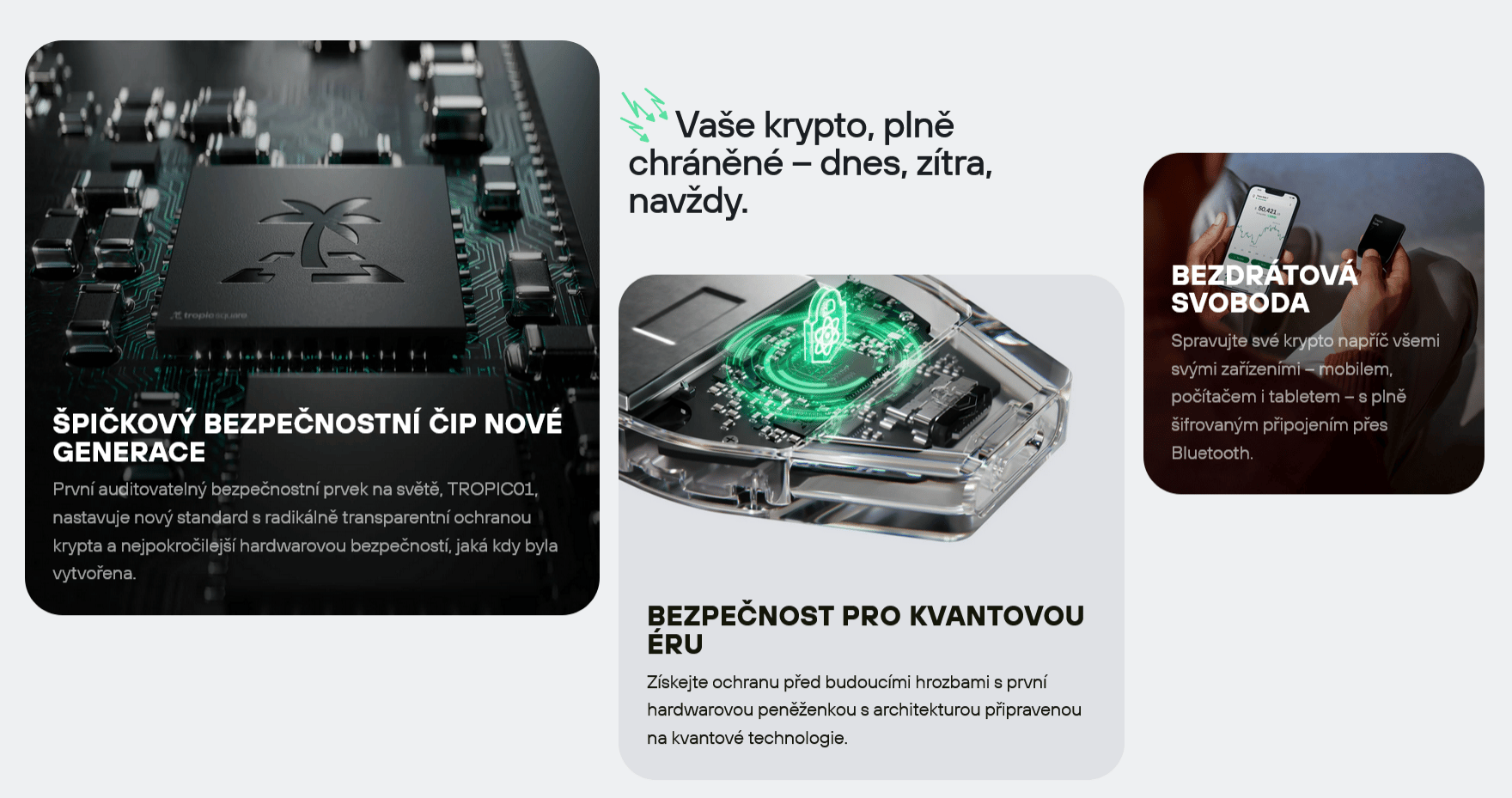 Připravenost na kvantové počítače dělá z Trezor Safe 7 unikátní peněženku na trhu. 