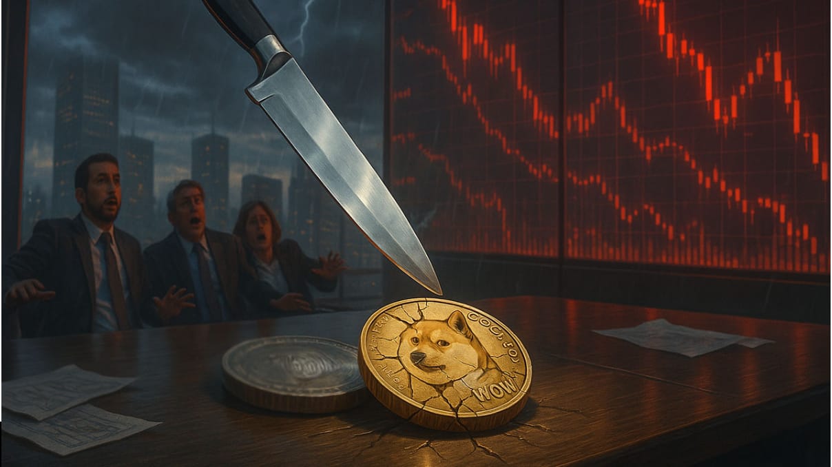 Dogecoin rozděluje trh – 440 milionů tokenů míří k prodeji, investoři váhají