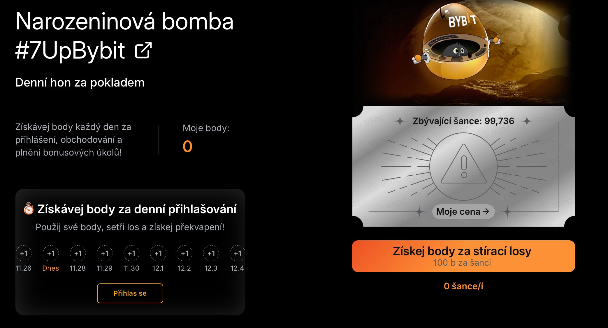 Narozeninová bomba Bybit. Zdroj: bybit.eu