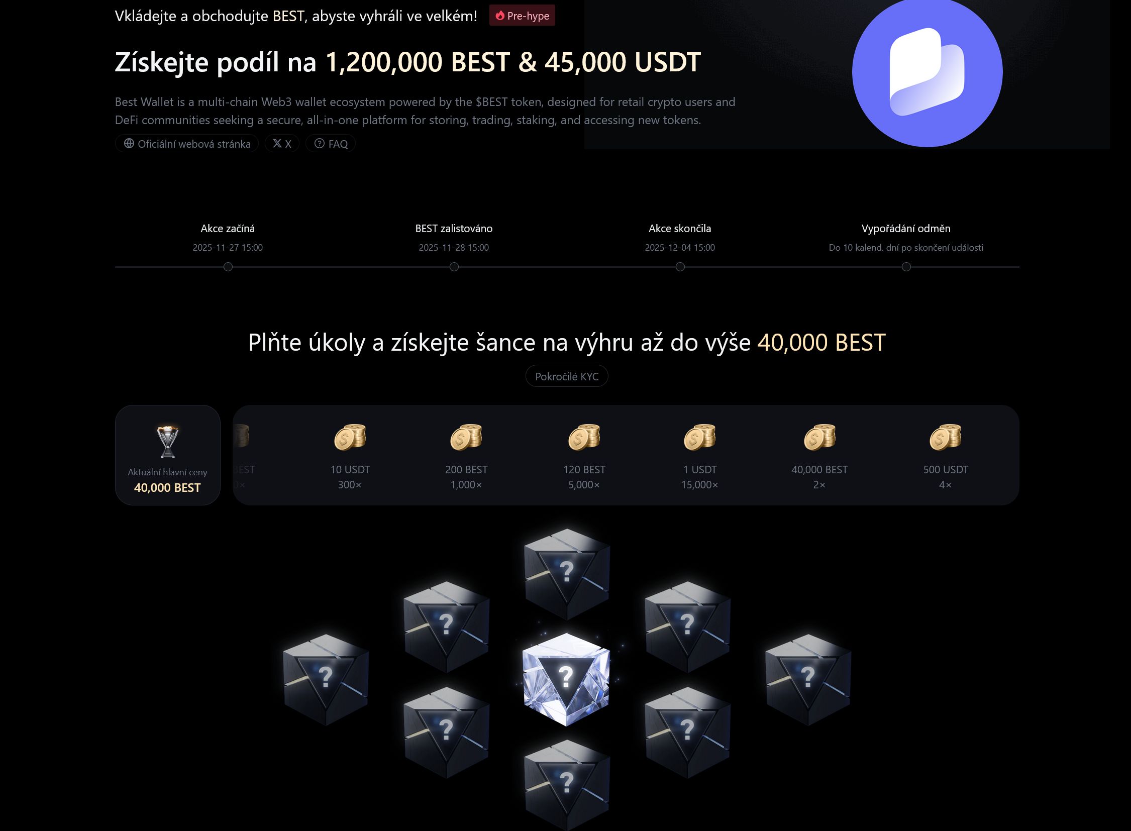 Díky Best Wallet tokenu můžete získat podíl na bohatém airdropu