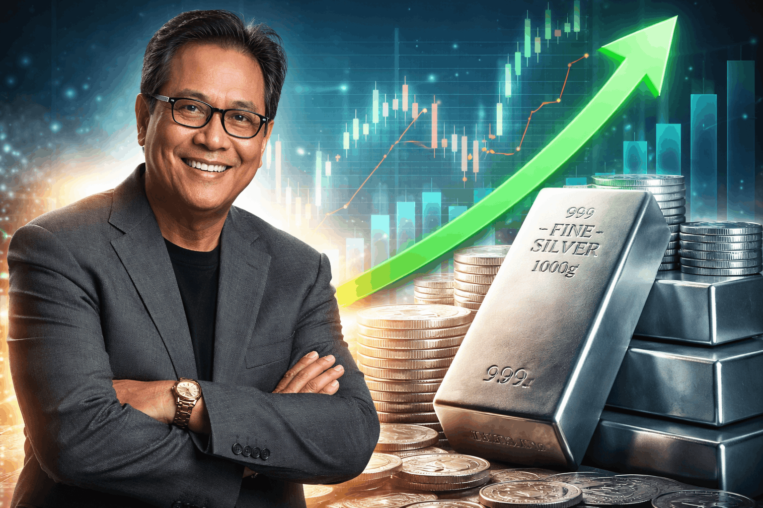 Robert Kiyosaki varuje: Dolar míří ke kolapsu, stříbro je kov budoucnosti