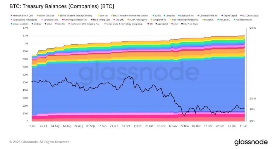 Zůstatky Bitcoin DAT vzrostly za šest měsíců o 30 %.