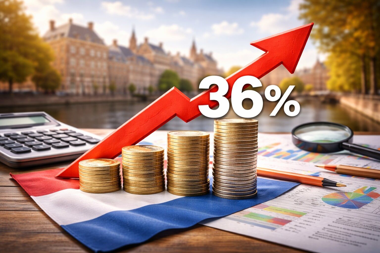 Nizozemsko schválilo 36% daň z nerealizovaných investičních zisků