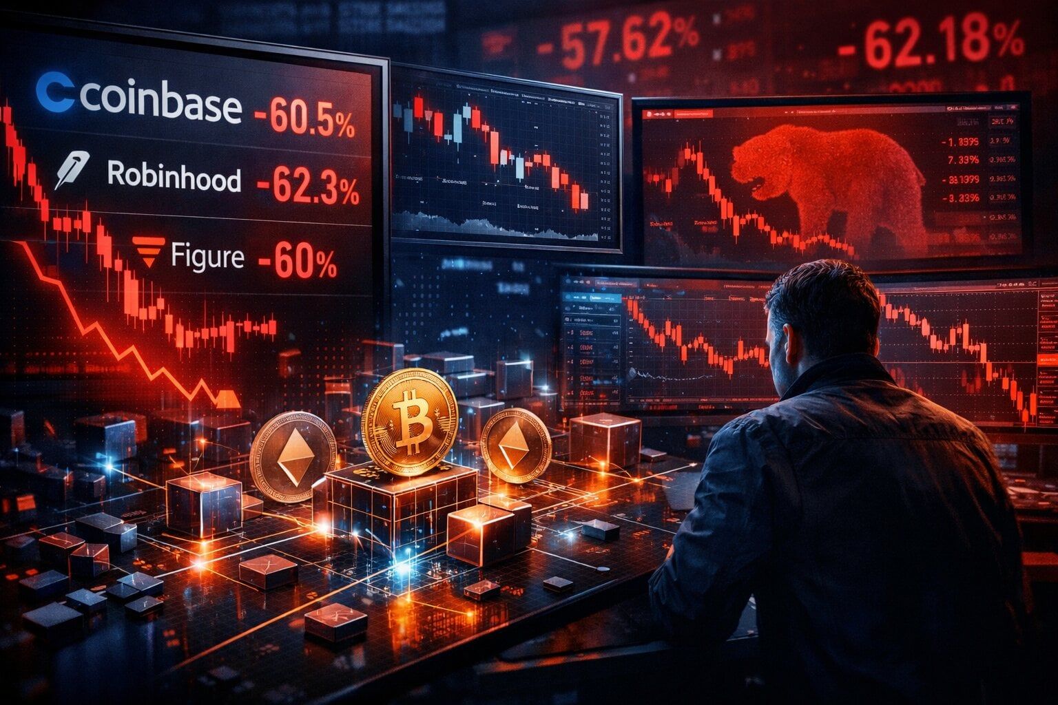 Propad kryptoměnových akcií otevírá dveře k zajímavému zhodnocení