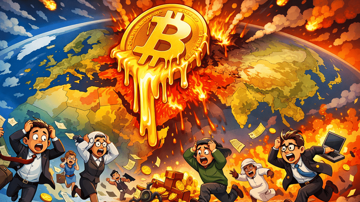 Bitcoin klesá pod 70 000 dolarů, roli hraje Trump i napětí s Íránem