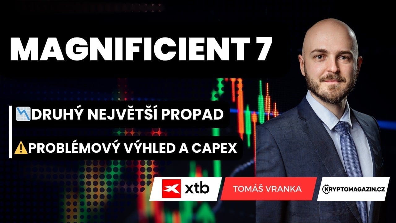 Technologické akcie ve slevě! druhý největší propad Magnificient 7