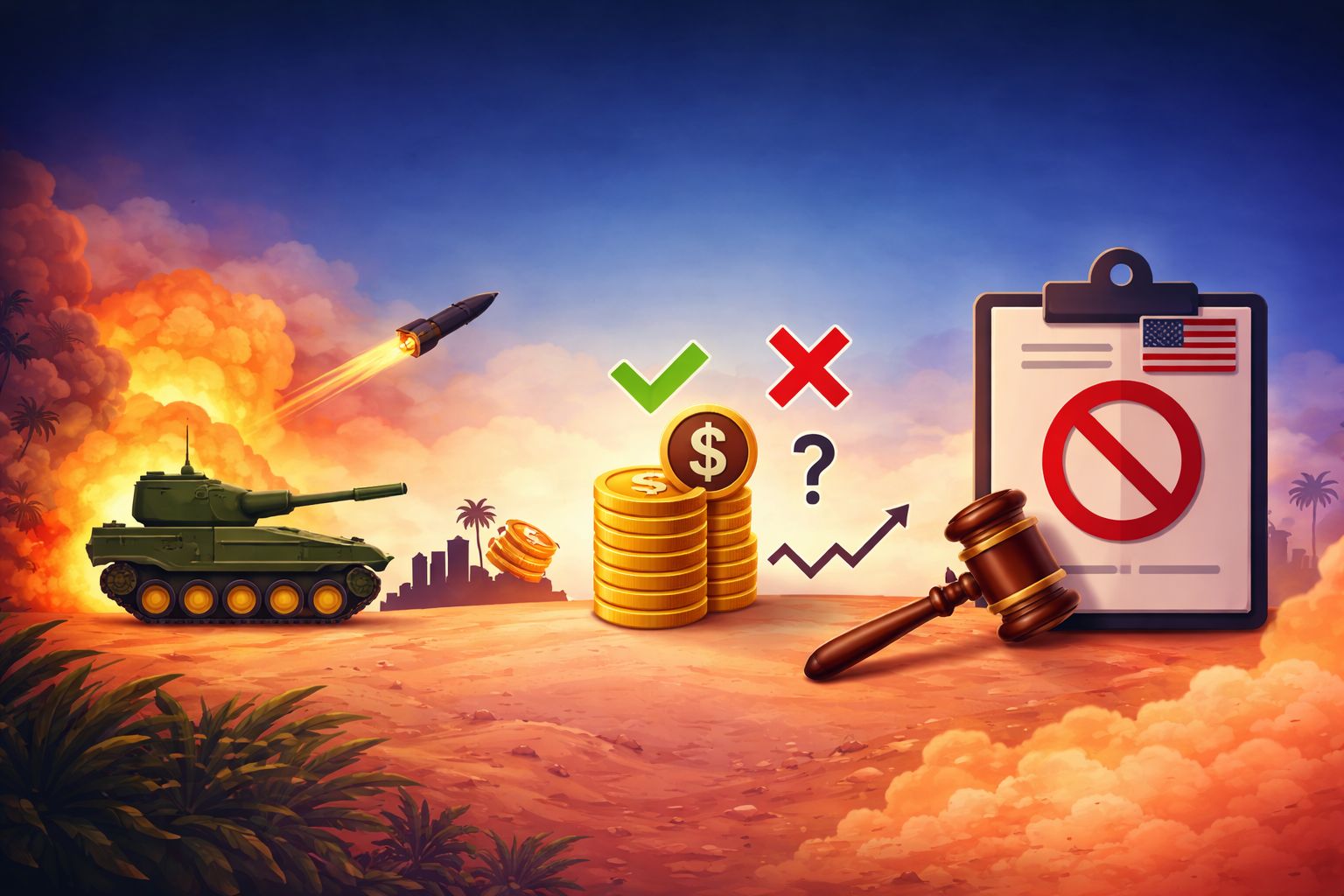 Sázky na válku? Američtí politici chtějí tvrdě zakročit proti predikčním trhům