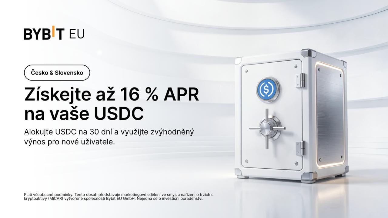 Bybit EU rozdává nováčkům bezkonkurenční 16% výnos na USDC!