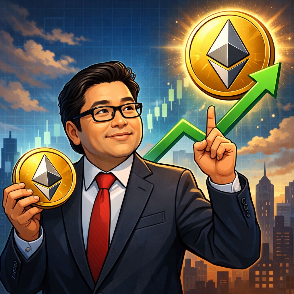 Ethereum má před sebou masivní růst, tvrdí Tom Lee