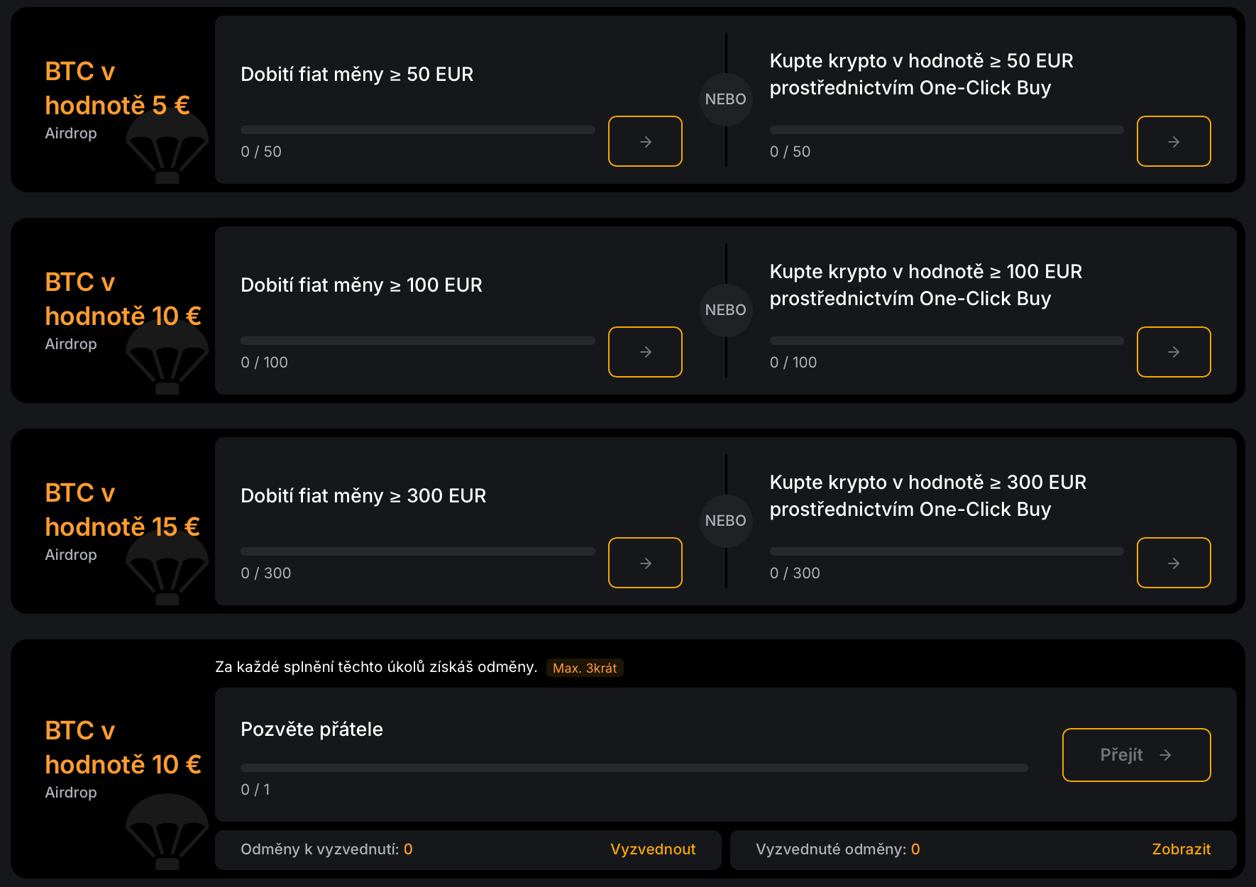 Získejte až 60 € v Bitcoinu. Zdroj: bybit.eu