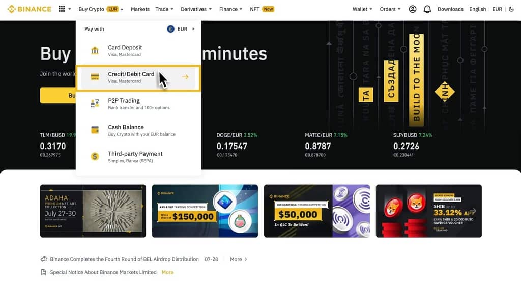 platforma binance