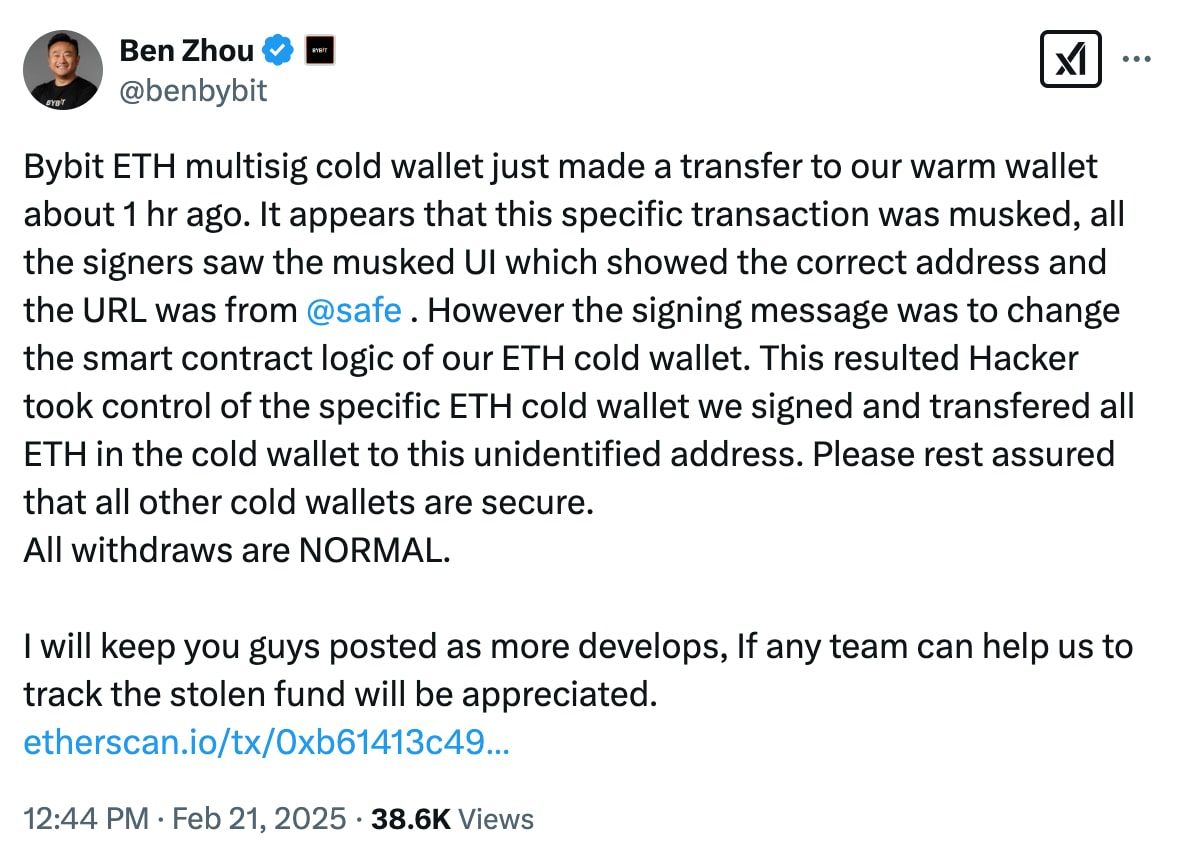 Vyjádření Bena Zhou. 