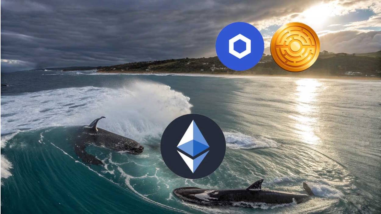 Velcí držitelé Etherea likvidují již po třetí 5 milionů USDT, někteří přecházejí na ChainLink
