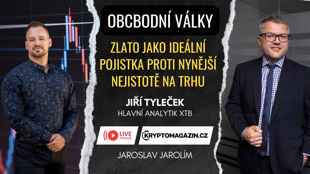 🔴🚨Obchodní války: Zlato jako ideální pojistka proti nynější nejistotě na trhu | Host: Jiří Tyleček