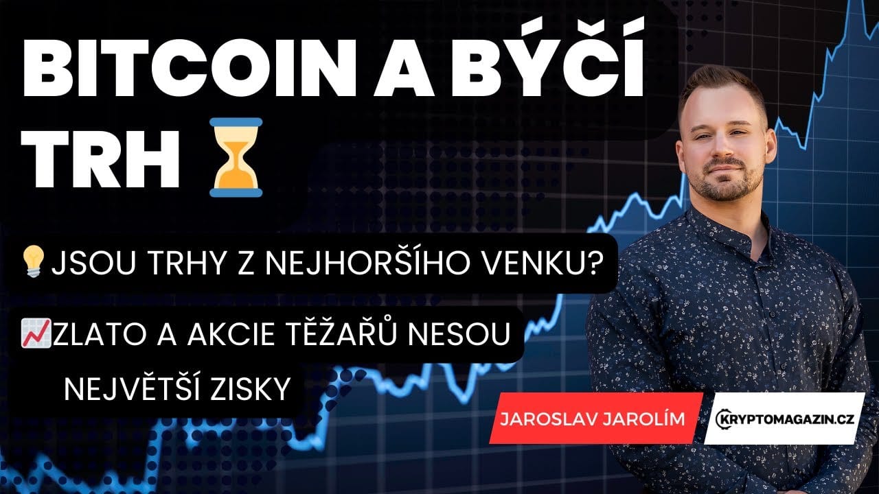 📈Jsou akciové trhy a bitcoin z nejhoršího venku? | Zlato a akcie těžařů nesou největší zisky 💰