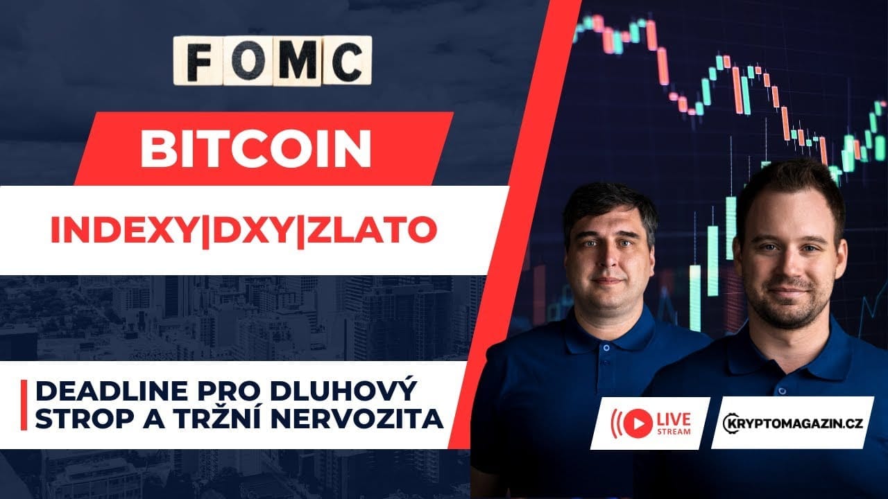 🔴Live stream – Smete trhy nenavýšení dluhového stropu? Porostou ještě úrokové sazby?