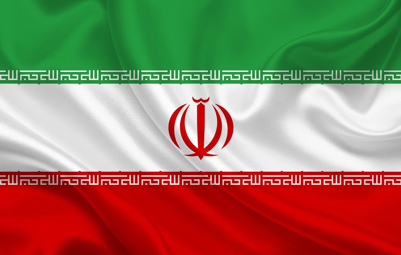 Iran, Írán, země, vlajka, těžba, kryptoměny prezident