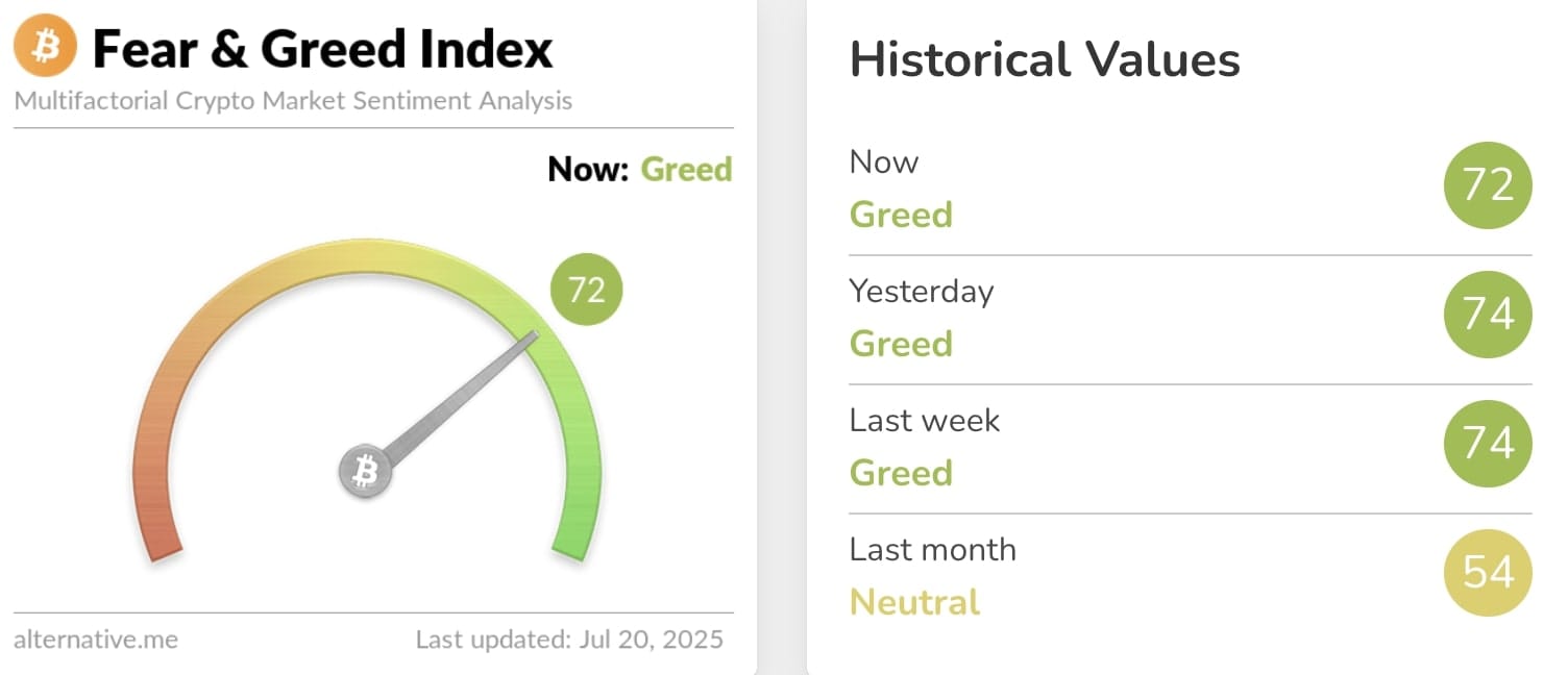 Fear & Greed Index. 
