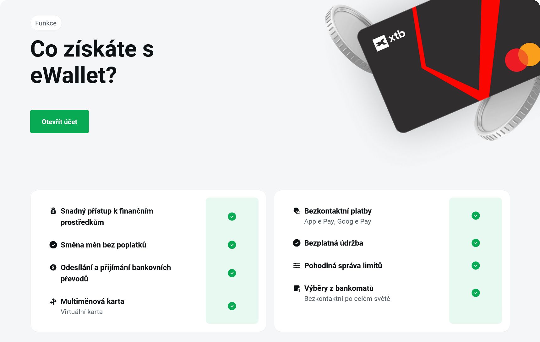 Co získáte s eWallet od XTB recenze