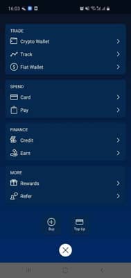 cro app menu