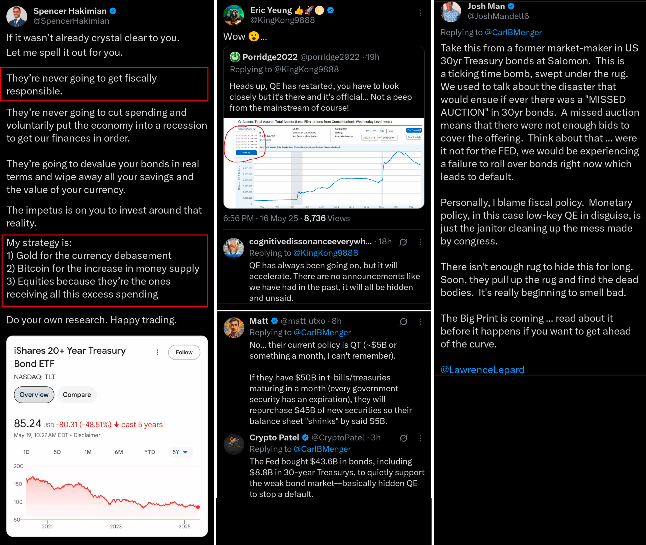 Růst výnosů na amerických vládních dluhopisech a QE,