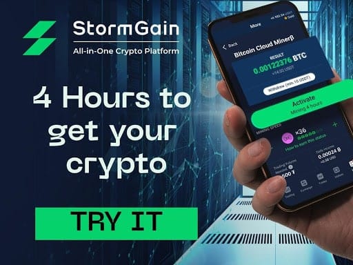 StormGain zpřístupňuje těžbu kryptoměn všem uživatelům chytrých telefonů