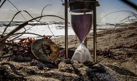 Bitcoin, přesýpací hodiny