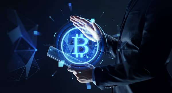 businessman blockchain ibm