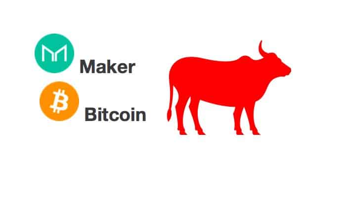 maker, bitcoin, býk